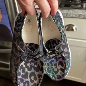 Colorful Leopard Print Women's Shoes